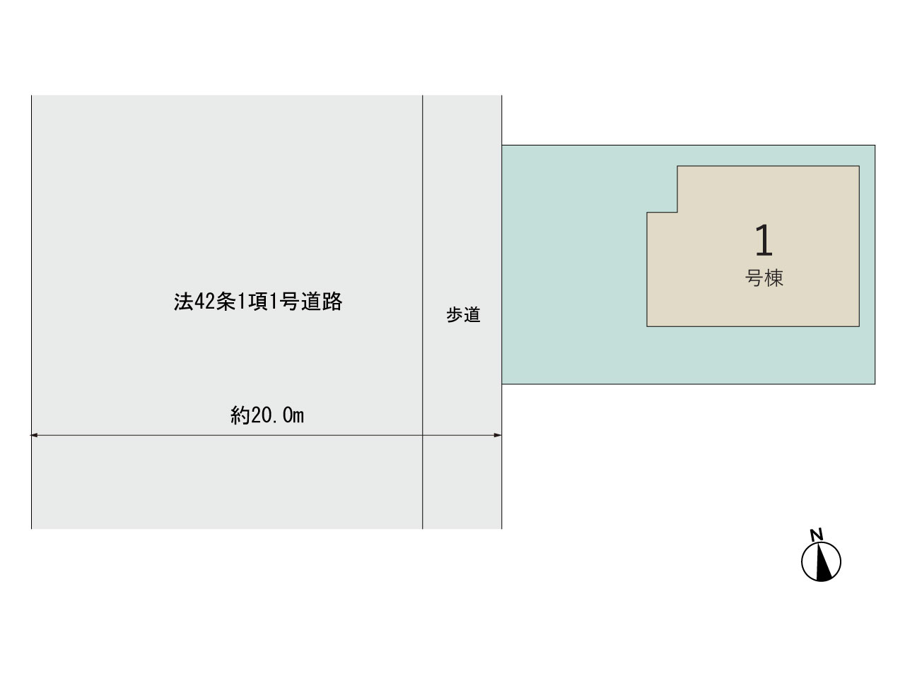 【販売中物件：1号棟】のスライド画像