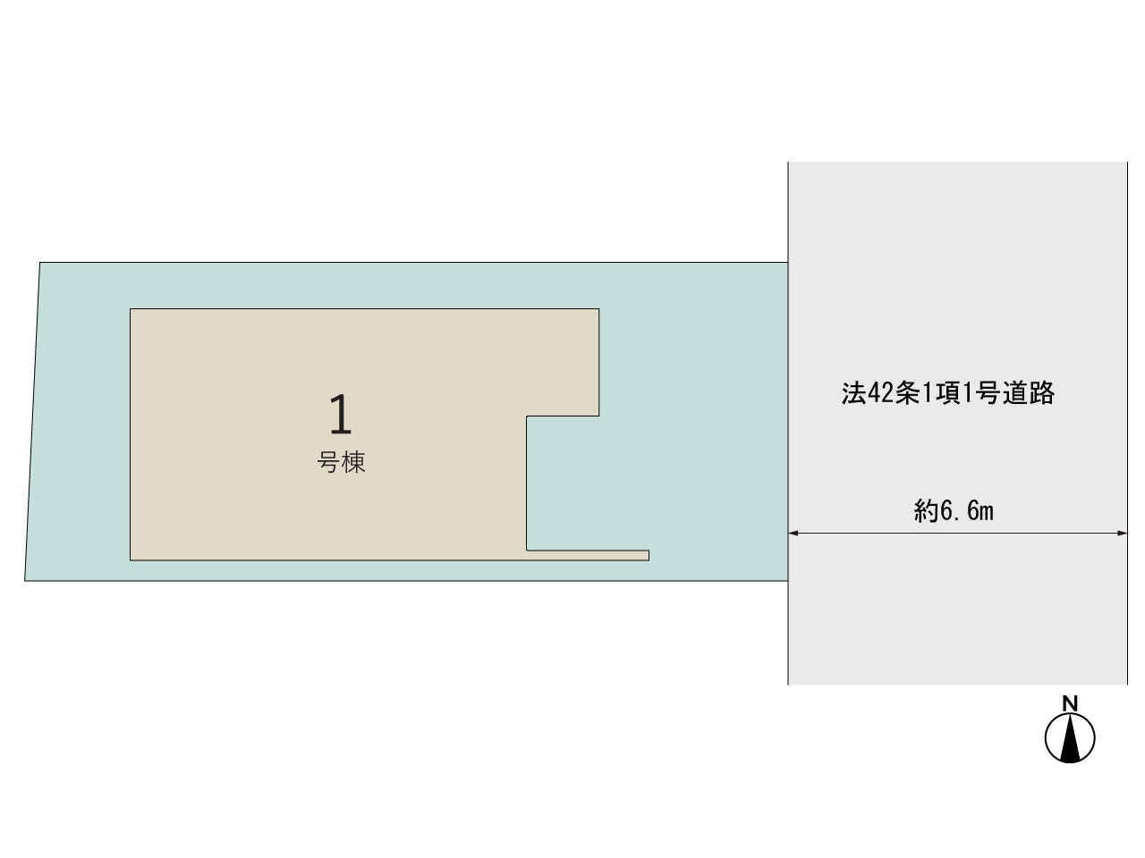 【販売中物件：1号棟】のスライド画像