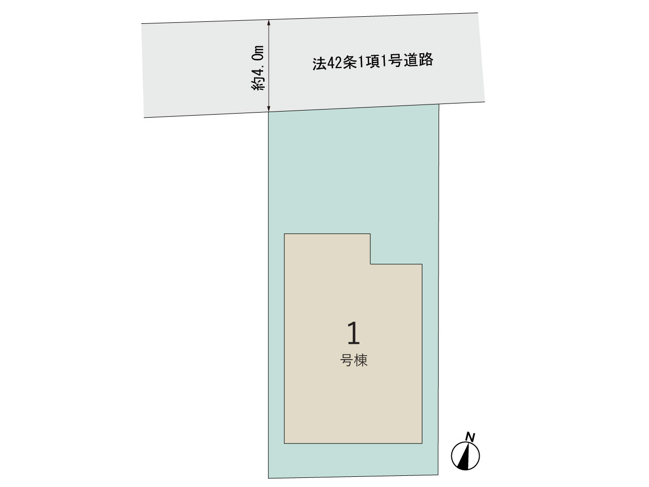 【販売中物件：1号棟】のスライド画像
