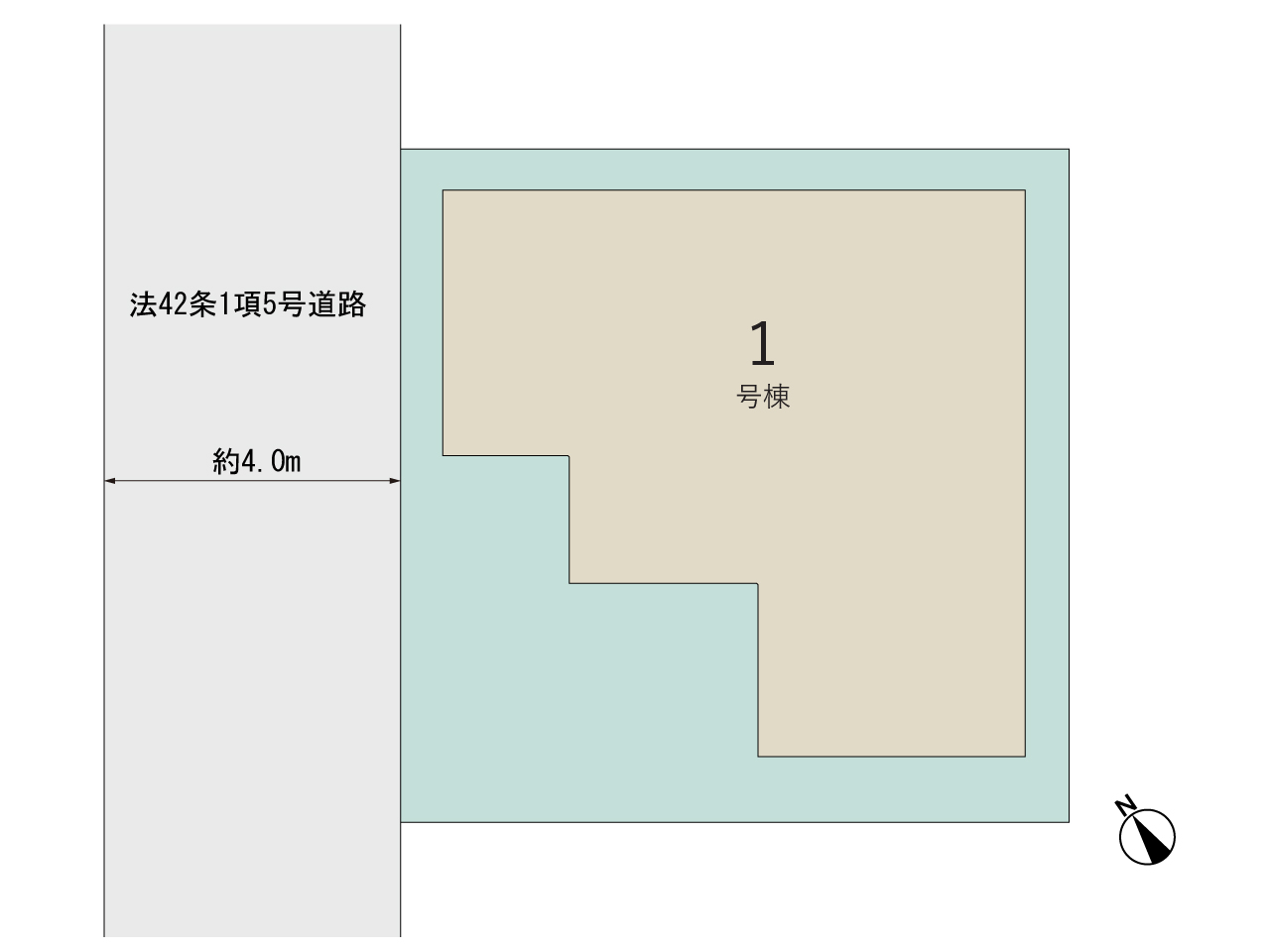 【販売中物件：1号棟】のスライド画像