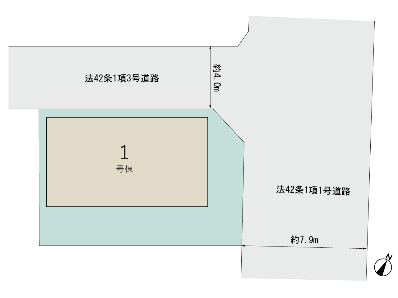 【販売中物件：1号棟】のスライド画像