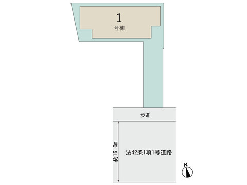 ■駐車場２台可 【販売中物件：1号棟】