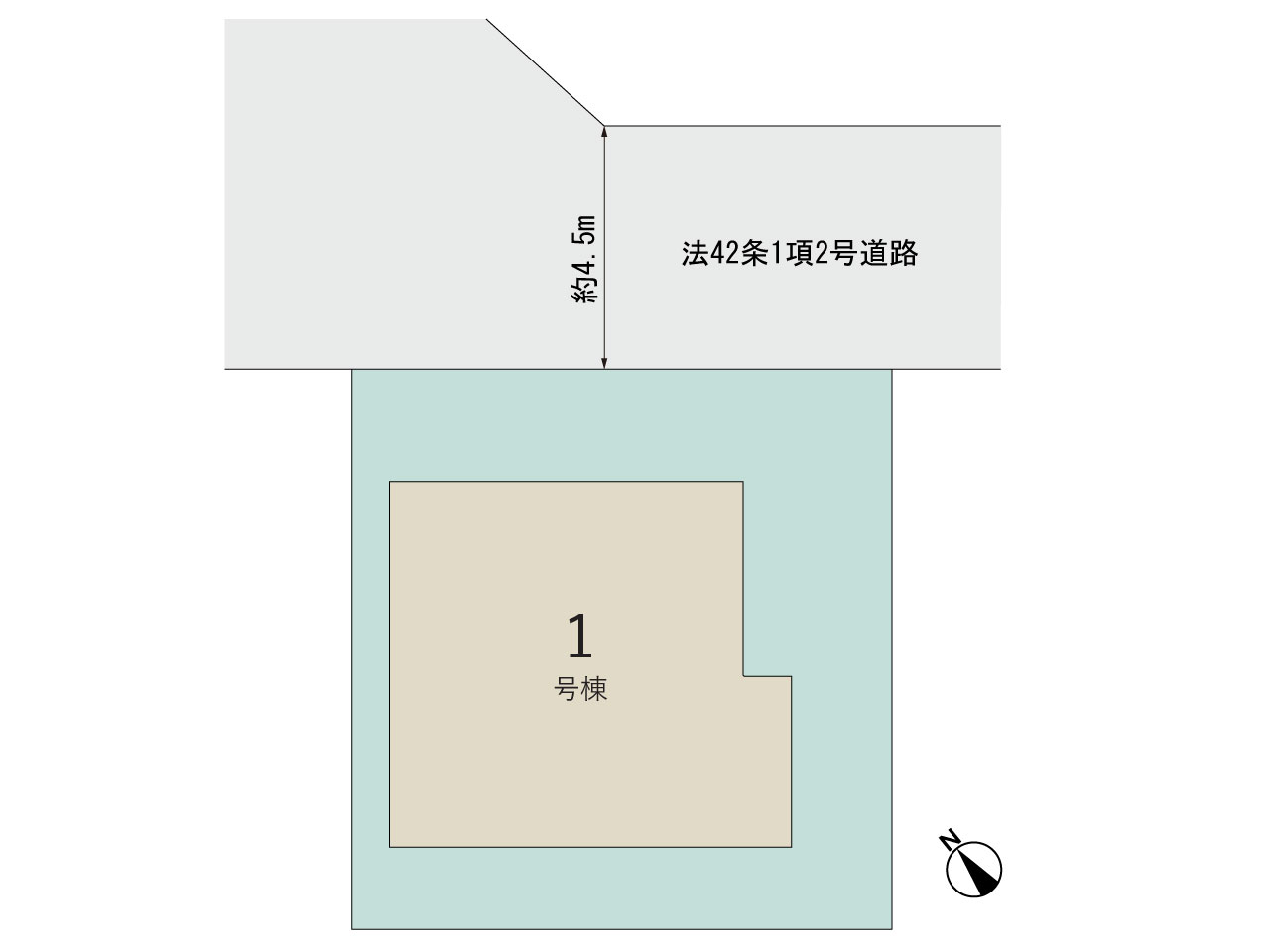 【販売中物件：1号棟】のスライド画像