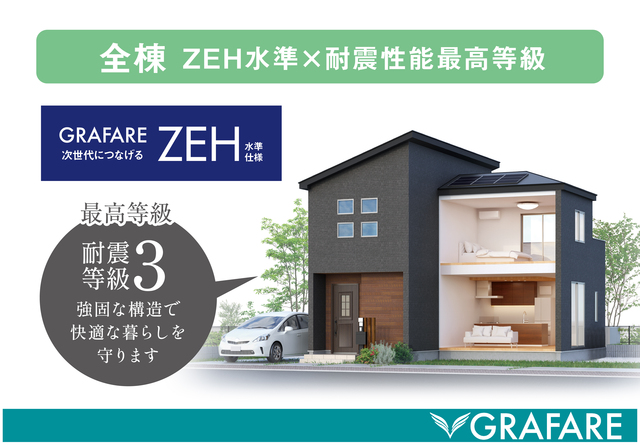 ZEH水準×耐震等級についてのスライド画像