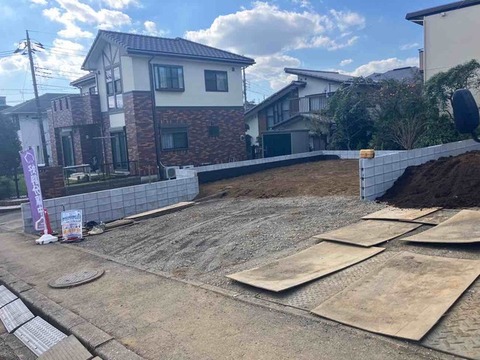 1号棟　着工前の現地写真