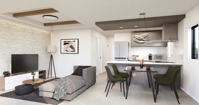 １０号棟ー室内パースのスライド画像