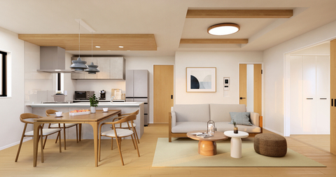 １１号棟ー内観イメージパース