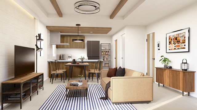 １６号棟ー室内イメージパースのスライド画像