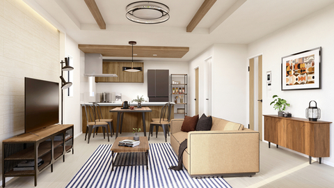 １６号棟ー室内イメージパース