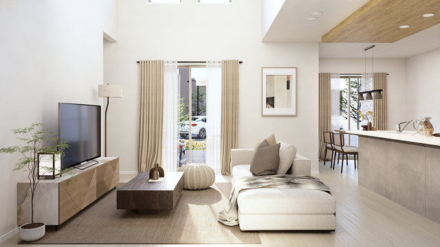 １４号棟（モデル棟）完成予想図のスライド画像