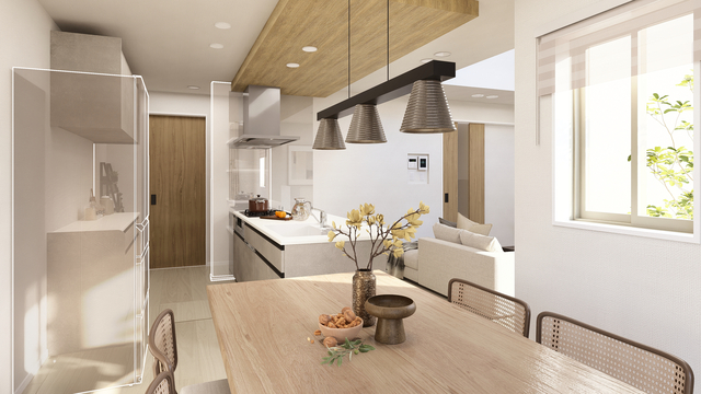 １４号棟（モデル棟）完成予想図のスライド画像