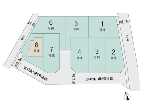 【販売中物件：2区画、4区画】