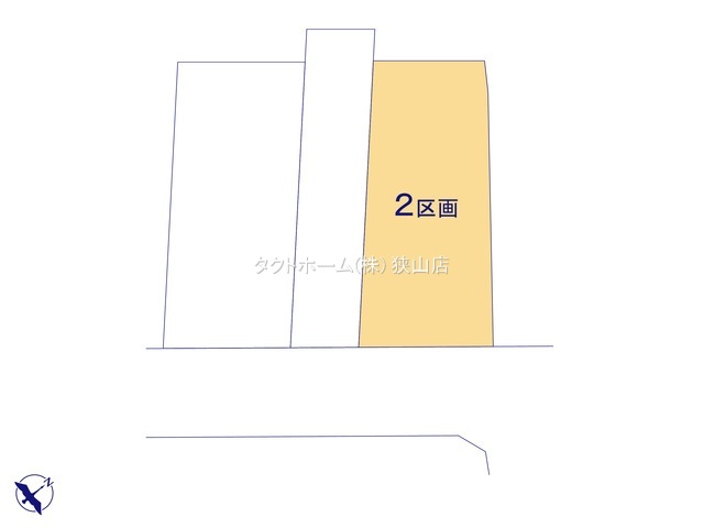 区画図 【販売中物件：1区画、2区画】のスライド画像
