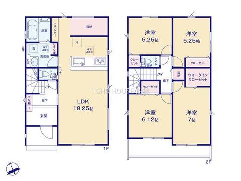 【間取り】お客様の求める、「本当の住み心地」とは何なのか・・・。実際に住む人の目線に立ち、細部まで工夫を凝らした設計となっております。今日これからの見学が可能です。ぜひ、お気軽にお声がけくださいませ。