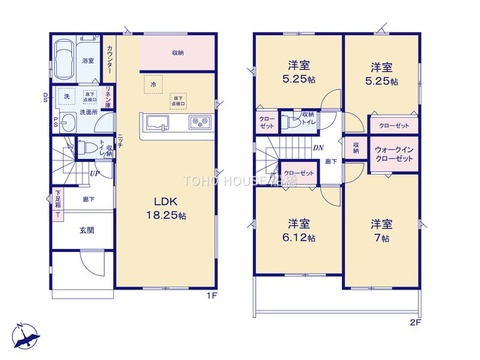 【間取り】お客様の求める、「本当の住み心地」とは何なのか・・・。実際に住む人の目線に立ち、細部まで工夫を凝らした設計となっております。今日これからの見学が可能です。ぜひ、お気軽にお声がけくださいませ。