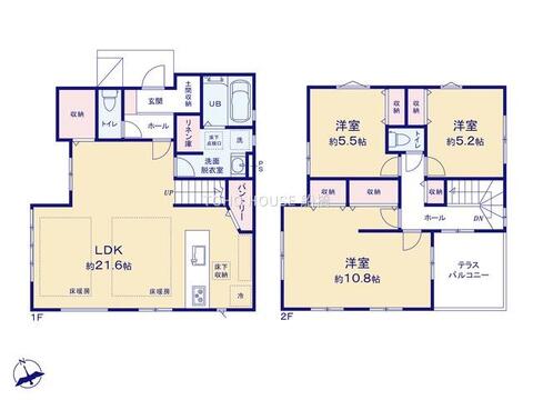 【間取り】お客様の求める、「本当の住み心地」とは何なのか・・・。実際に住む人の目線に立ち、細部まで工夫を凝らした設計となっております。今日これからの見学が可能です。ぜひ、お気軽にお声がけくださいませ。