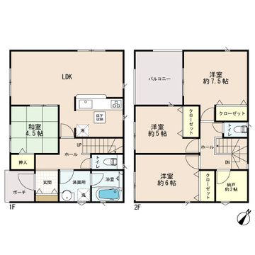 【間取り】お客様の求める、「本当の住み心地」とは何なのか・・・。実際に住む人の目線に立ち、細部まで工夫を凝らした設計となっております。今日これからの見学が可能です。ぜひ、お気軽にお声がけくださいませ。