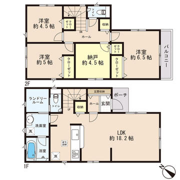 【間取り】お客様の求める、「本当の住み心地」とは何なのか・・・。実際に住む人の目線に立ち、細部まで工夫を凝らした設計となっております。今日これからの見学が可能です。ぜひ、お気軽にお声がけくださいませ。