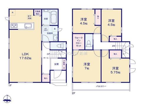 【間取り】お客様の求める、「本当の住み心地」とは何なのか・・・。実際に住む人の目線に立ち、細部まで工夫を凝らした設計となっております。今日これからの見学が可能です。ぜひ、お気軽にお声がけくださいませ。