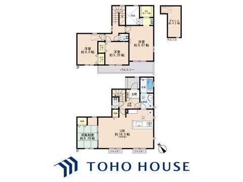 【間取り】お客様の求める、「本当の住み心地」とは何なのか・・・。実際に住む人の目線に立ち、細部まで工夫を凝らした設計となっております。今日これからの見学が可能です。ぜひ、お気軽にお声がけくださいませ。