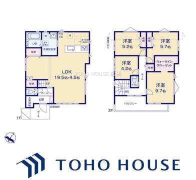 【間取り】お客様の求める、「本当の住み心地」とは何なのか・・・。実際に住む人の目線に立ち、細部まで工夫を凝らした設計となっております。今日これからの見学が可能です。ぜひ、お気軽にお声がけくださいませ。