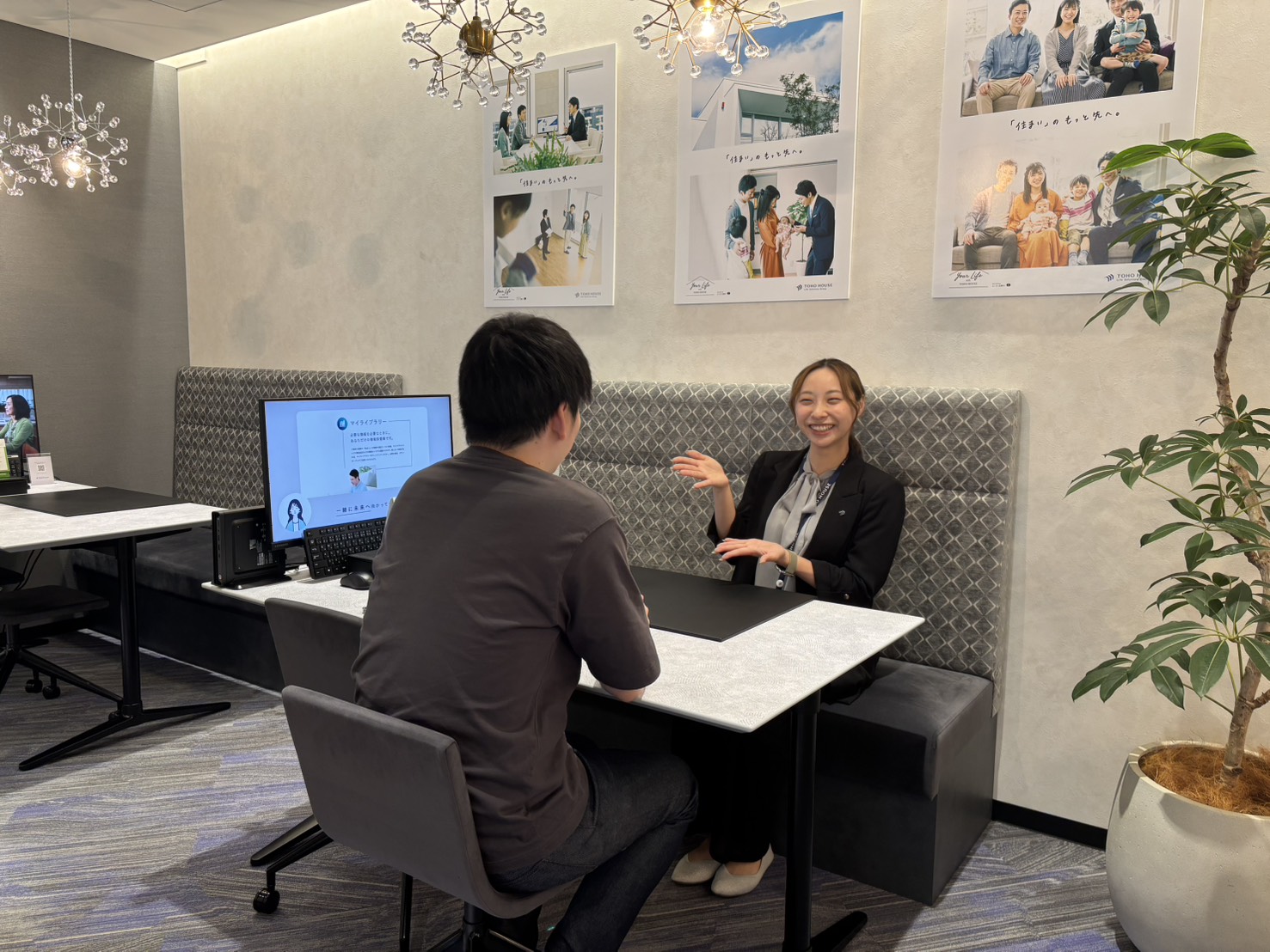 【アフターサービスがしっかりしている点が東宝ハウスを選んだ決め手です】~野崎さんに明るく接していただき、これから始まる新生活も、明るくなった気がしました。~
