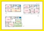 【木・鉄骨造　3階建　キッチン2か所】