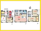建物１１０㎡超、４部屋確保できております♪