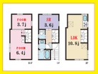 閑静な住宅街に佇む、ゆとりのある2SLDKの築浅戸建。