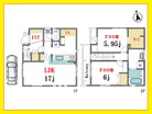 閑静な住宅街に佇む、ゆとりの２LDK新築戸建。
