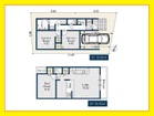 建物参考プラン、1LDK+2S、建物面積72.24㎡