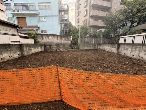 目黒駅徒歩圏　建築条件なし、マイホームの夢を自由に描く