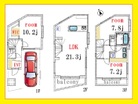 建物プラン 建物価格　2860万円、建物面積　　　40.66㎡