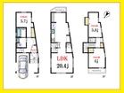 建物プラン例　建物面積:１０４．２６㎡