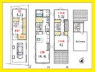 建物プラン例　建物面積１２８．６１㎡