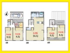 参考プラン例　建物参考価格:３３７０万円　建物面積:１４２．４２㎡