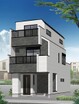 建物プラン例（D号棟）建物価格２３００万円、建物面積９８．３㎡