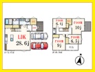 建物プラン例①建物価格３，７８０万円、建物面積１４２．４３㎡