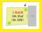 ３０坪超えの土地。更地渡しです。