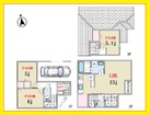 建物プラン例　建物価格２６４０万円、建物面積９６．０４㎡