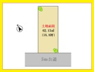 ゆとりのある整形地