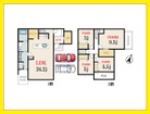 建物プラン例１　建物価格:３１３０万円、建物面積:１１９．８５㎡