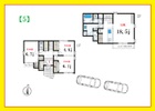建物プラン例（5号地）建物価格：4080万円、建物面積：96.15m2