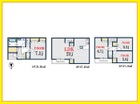 【建物プラン例】建物価格:1580万円、建物面積:105.58㎡