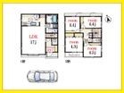 建物プラン例（A区画）　建物面積:８１．１４㎡