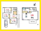 建物プラン例　建物面積９６．８８㎡
