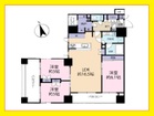 3LDK+S、専有面積74.39m2、バルコニー面積17.67m2 