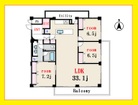 リノベーションで生まれ変わった、快適3LDK住戸。