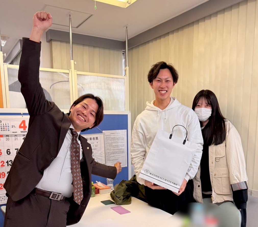 非常に親身に寄り添っていただき、丁寧に対応していただきました。とてもいい不動産業者に...