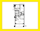 角住戸。採光部の多い明るいお部屋。